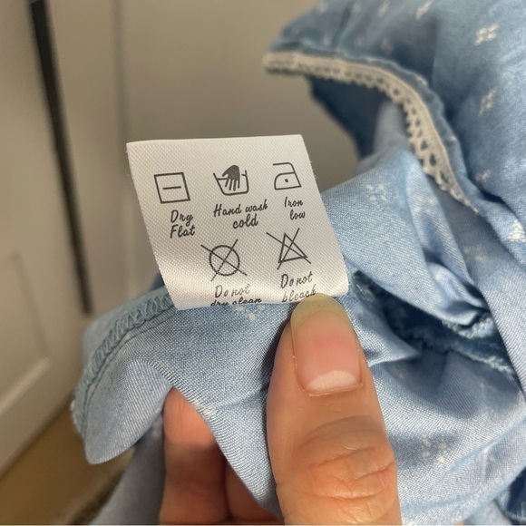 YAKIRA Bella button down cotton dress size L - Picture 6 of 6